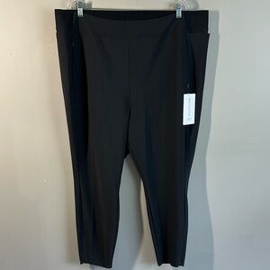 NWT Athleta Womens Stellar Tights Black Compression Leggings Stretch Size 26 Gym